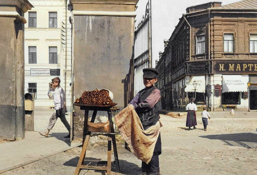 Цветные снимки дореволюционной Москвы. Жизнь и виды города в начале ХХ века