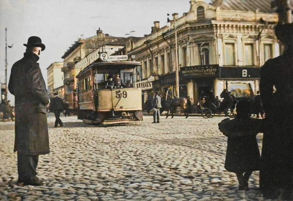 Цветные снимки дореволюционной Москвы. Жизнь и виды города в начале ХХ века