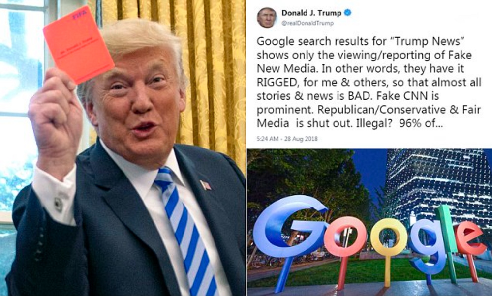 Трамп возмутился &quot;плохими&quot; публикациями о нем и пригрозил Google судом